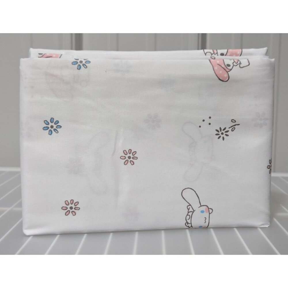 Hello Kitty Character & Logo Print Microfiber Twin Size Flat Sheet ONLY - Picture 2 of 5